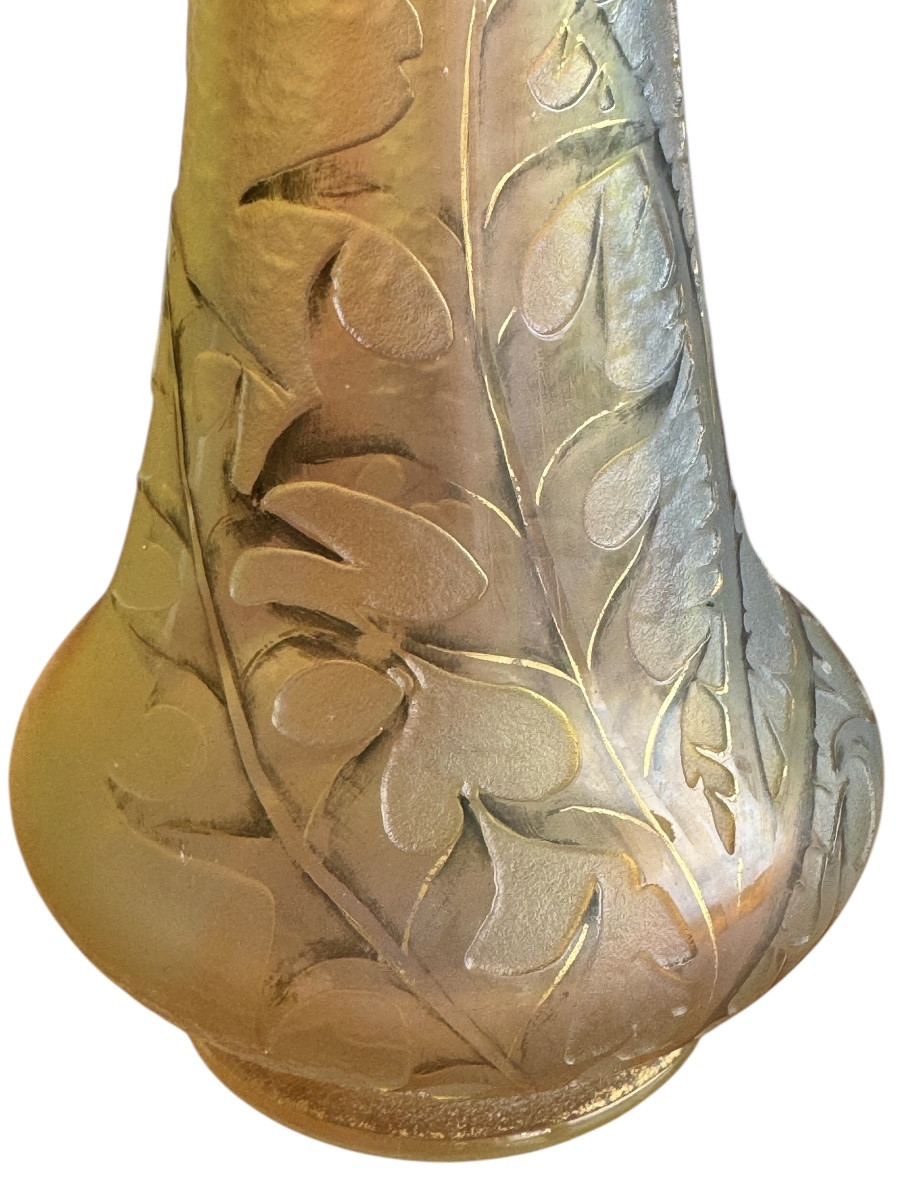 Daum - Vase à décor des Chardons-photo-4