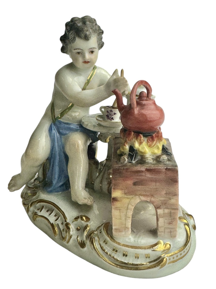 Meissen - Allegory "fire" -photo-3