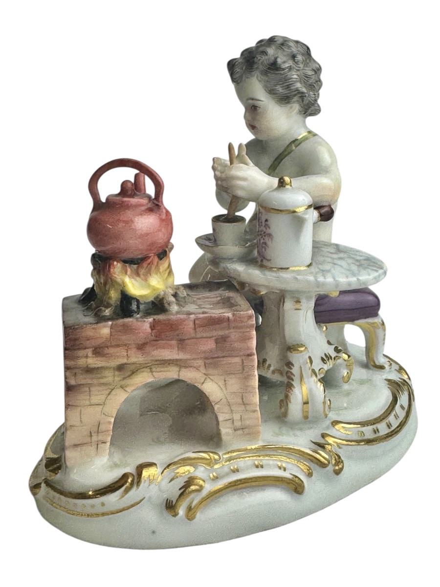 Meissen - Allegory "fire" -photo-4