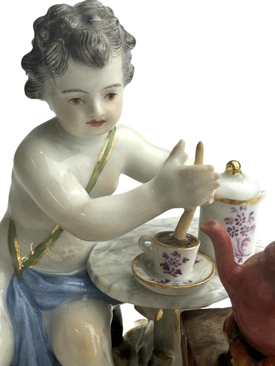 Meissen - Allegory "fire" -photo-5