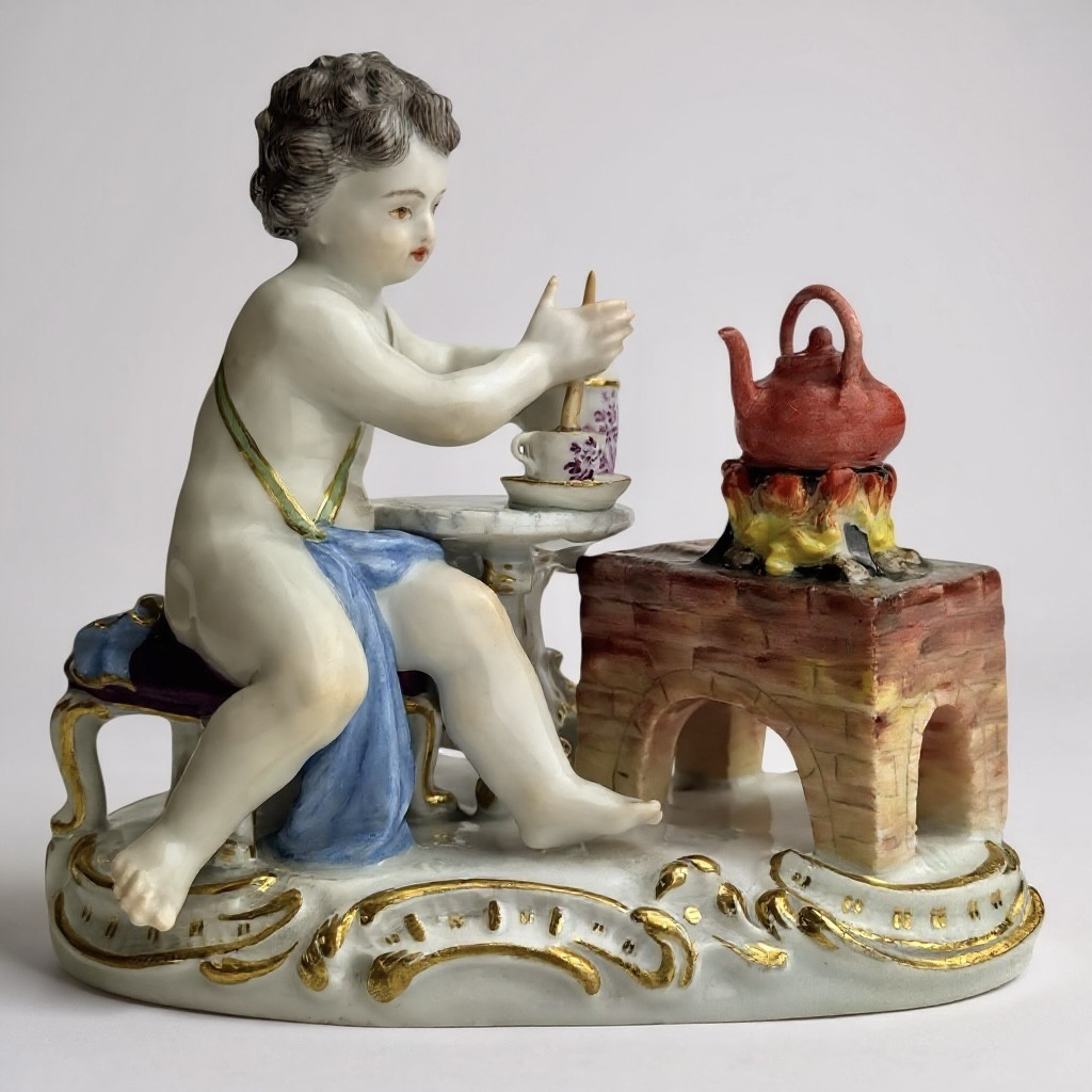Meissen - Allegory "fire" 