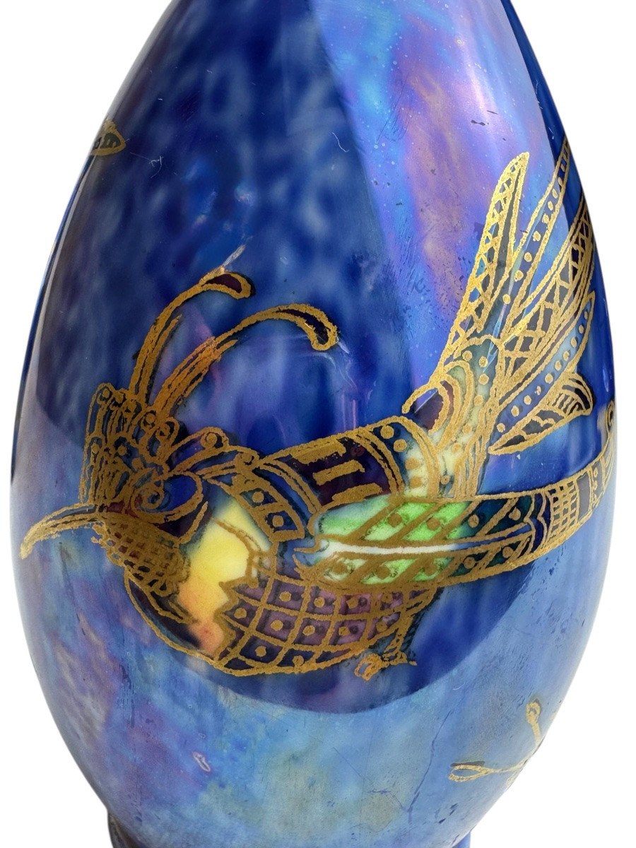 Pair de vases Wedgwood Ordinary Lustre par Daisy Makeig-Jones-photo-2