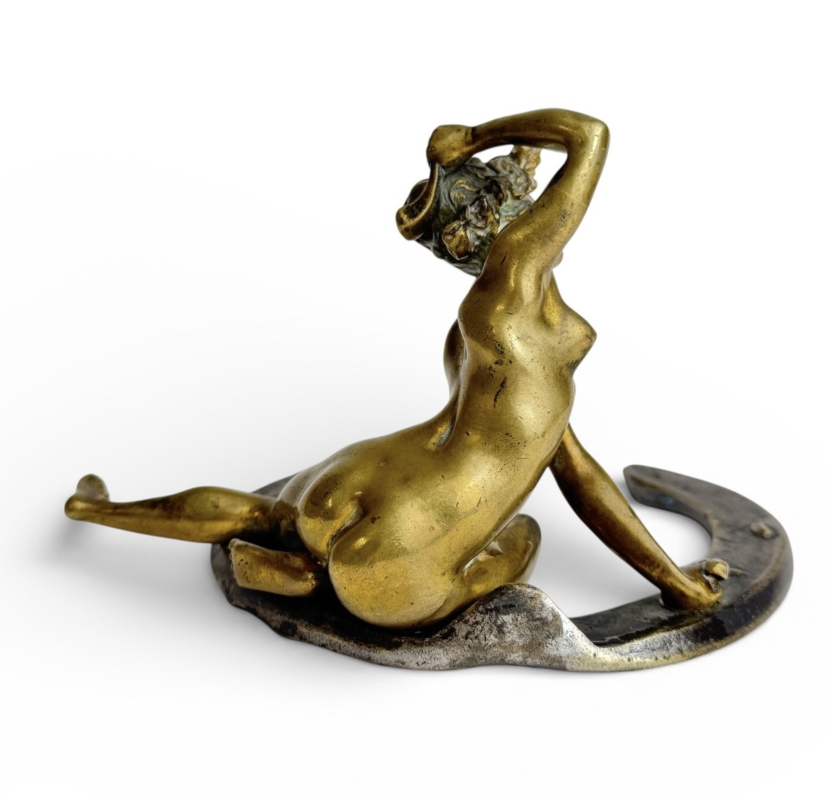 Georges Récipon Bronze Sculpture "lucky Charm"-photo-1
