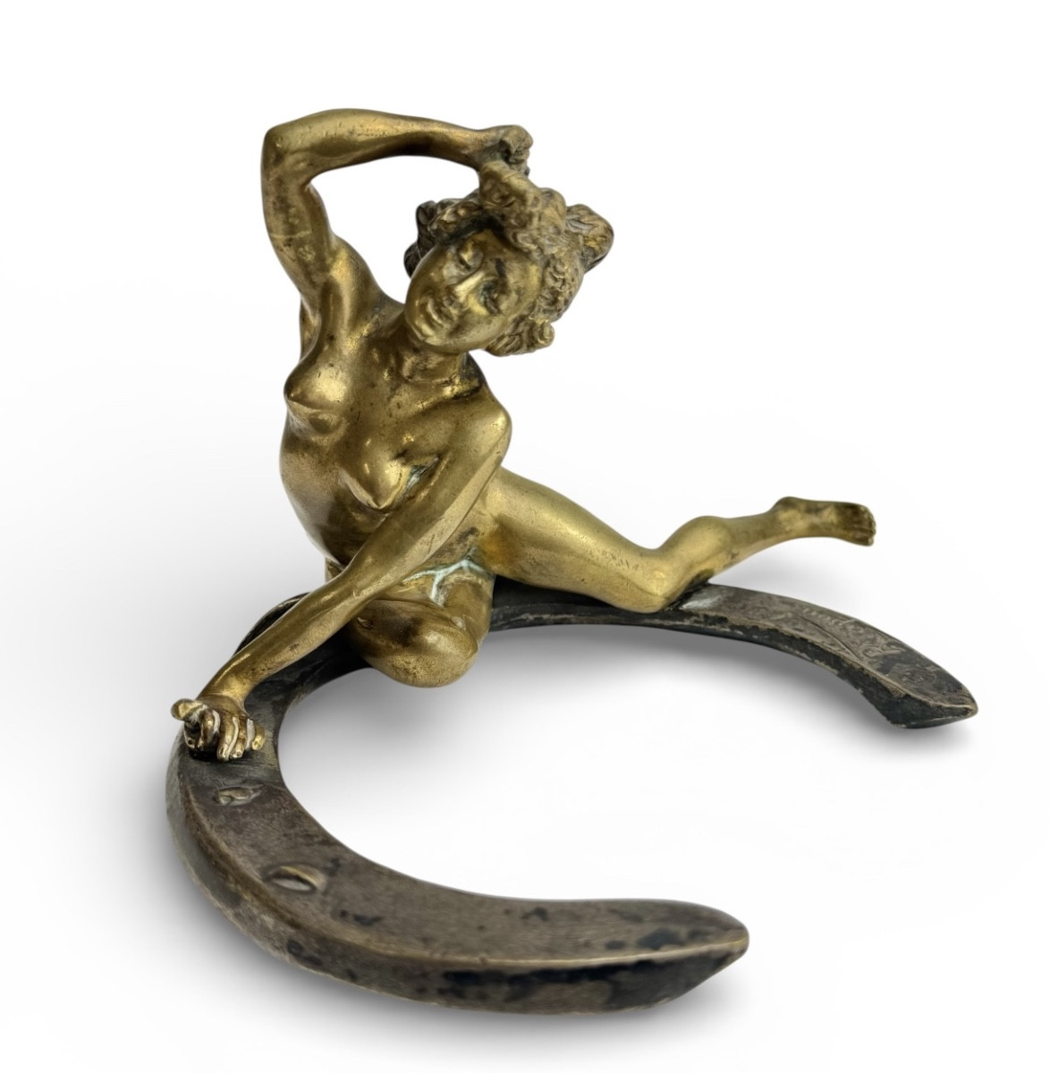 Georges Récipon Bronze Sculpture "lucky Charm"