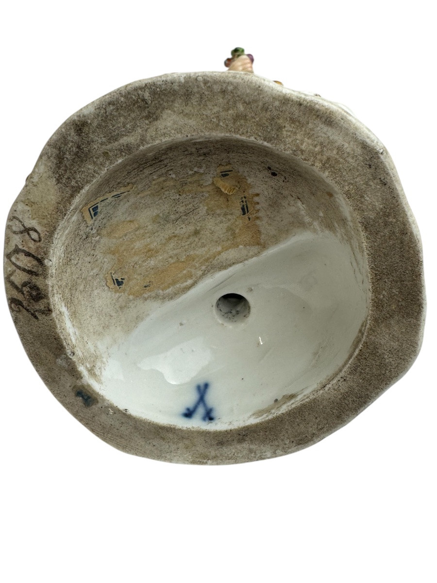 Meissen - Figure en porcelaine d’un jardinier -photo-5