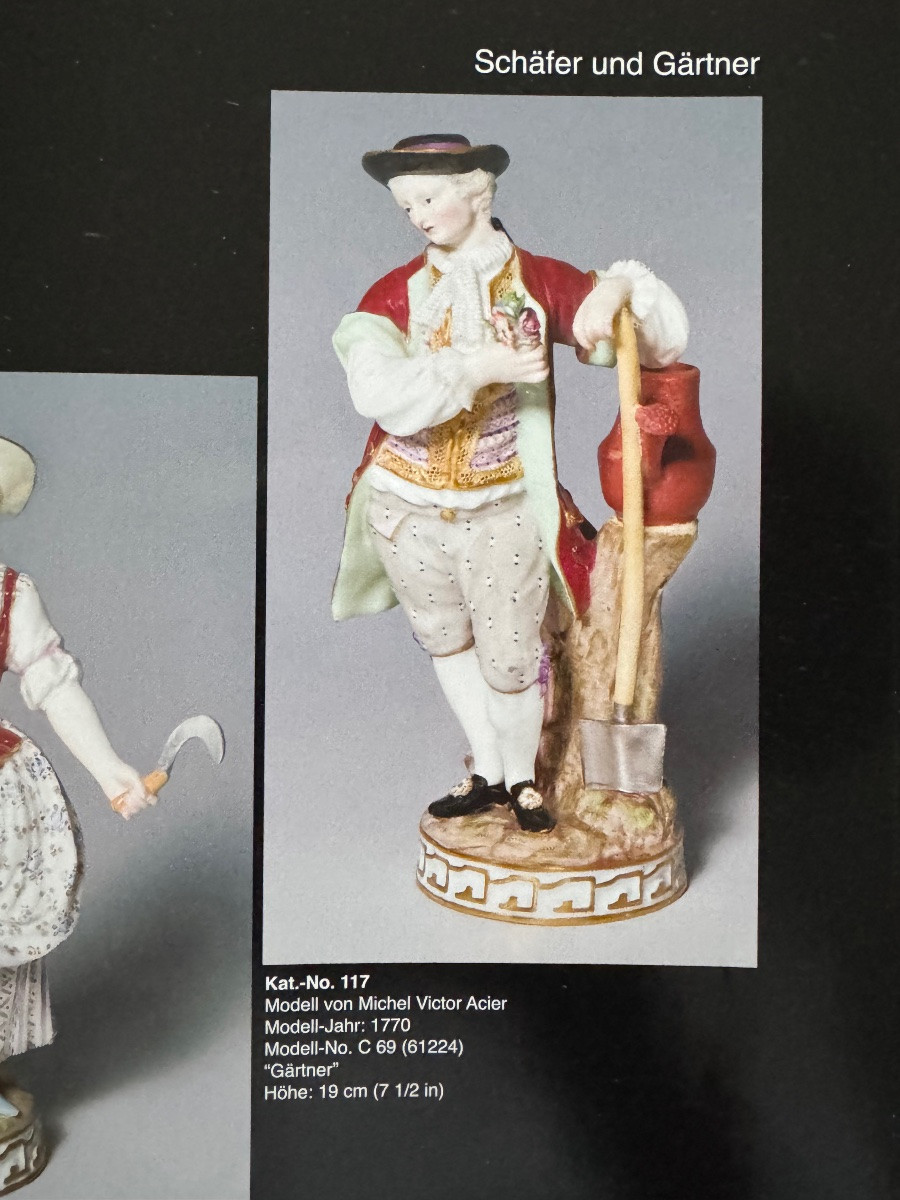 Meissen - Figure en porcelaine d’un jardinier -photo-6