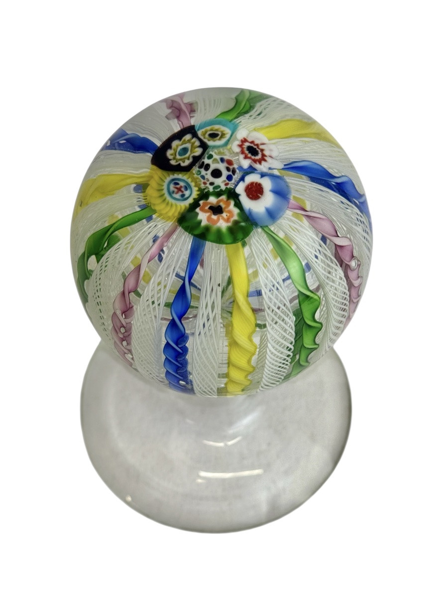 Sulfide Ball Paperweight On Stand-photo-3