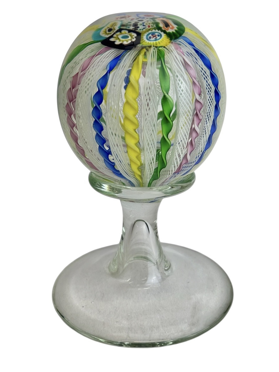 Sulfide Ball Paperweight On Stand-photo-2