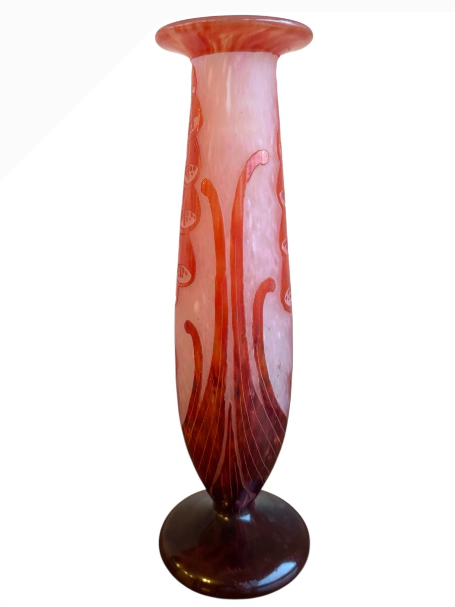 Le Verre Français - Vase à décor des Digitales-photo-4