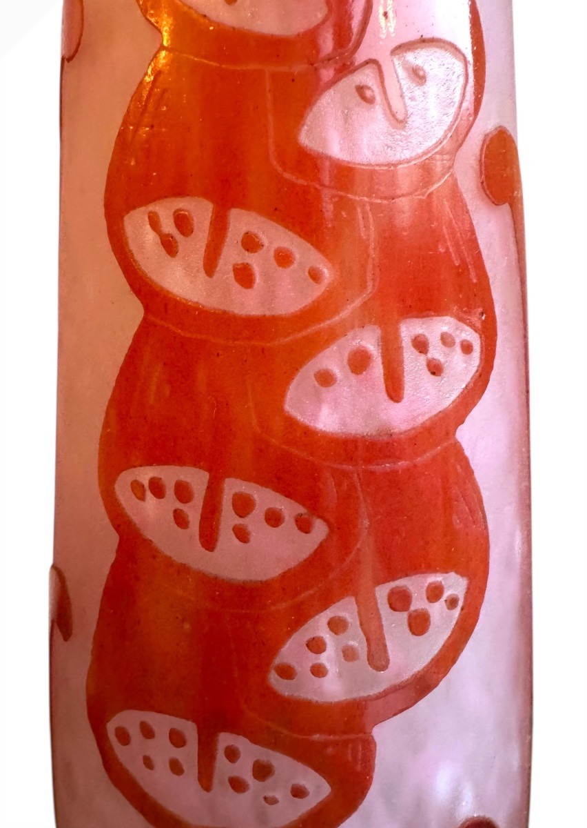 Le Verre Français - Vase à décor des Digitales-photo-4