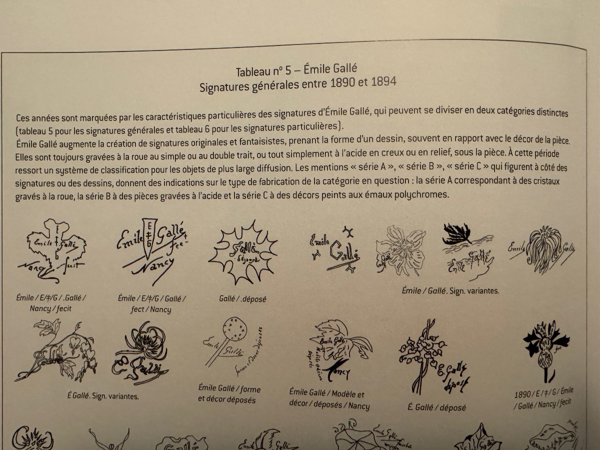 Gallé, Vase With Enameled Thistle Decoration (1890-1894)-photo-7