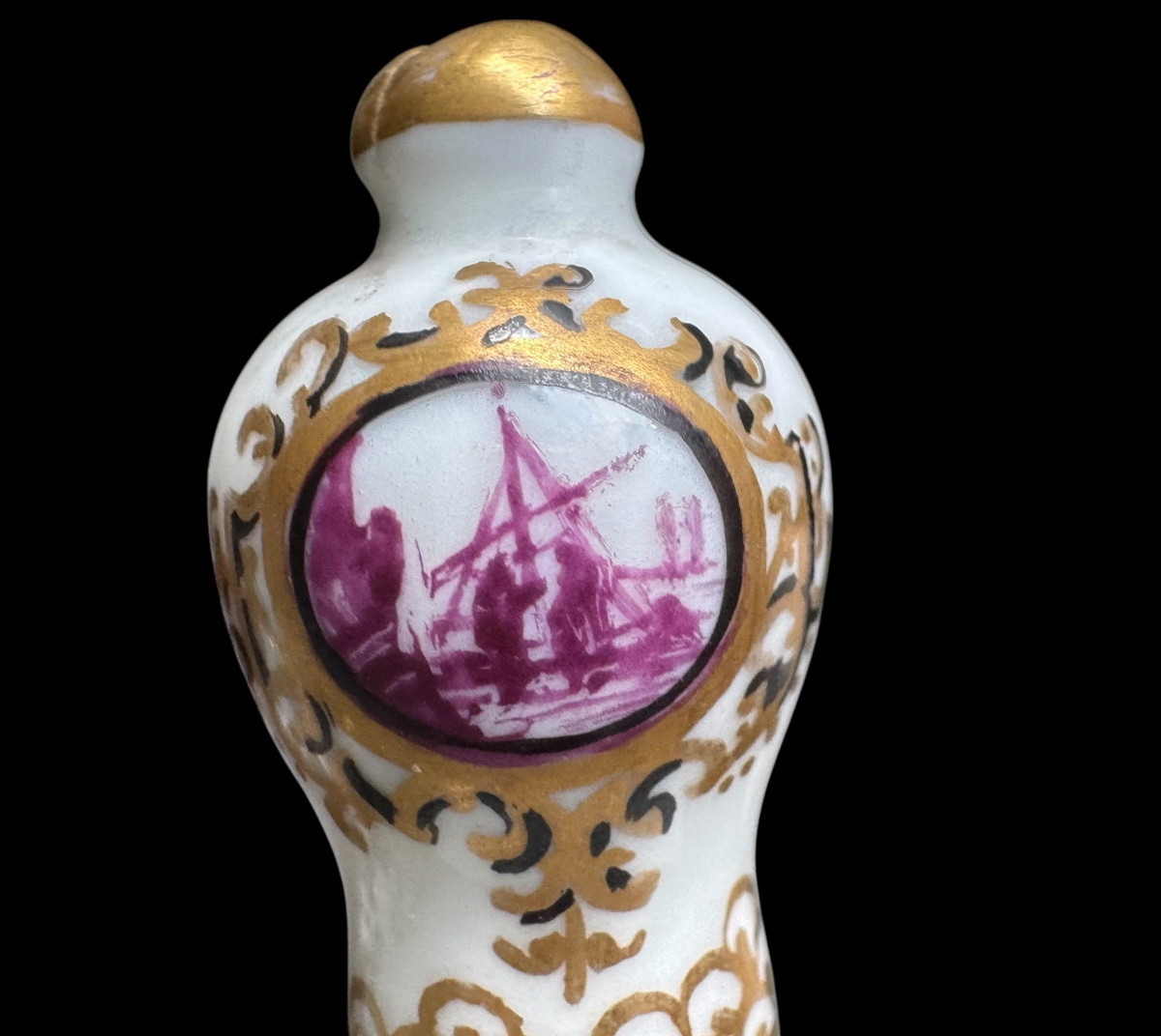 Meissen Cloche de table en porcelaine -photo-4