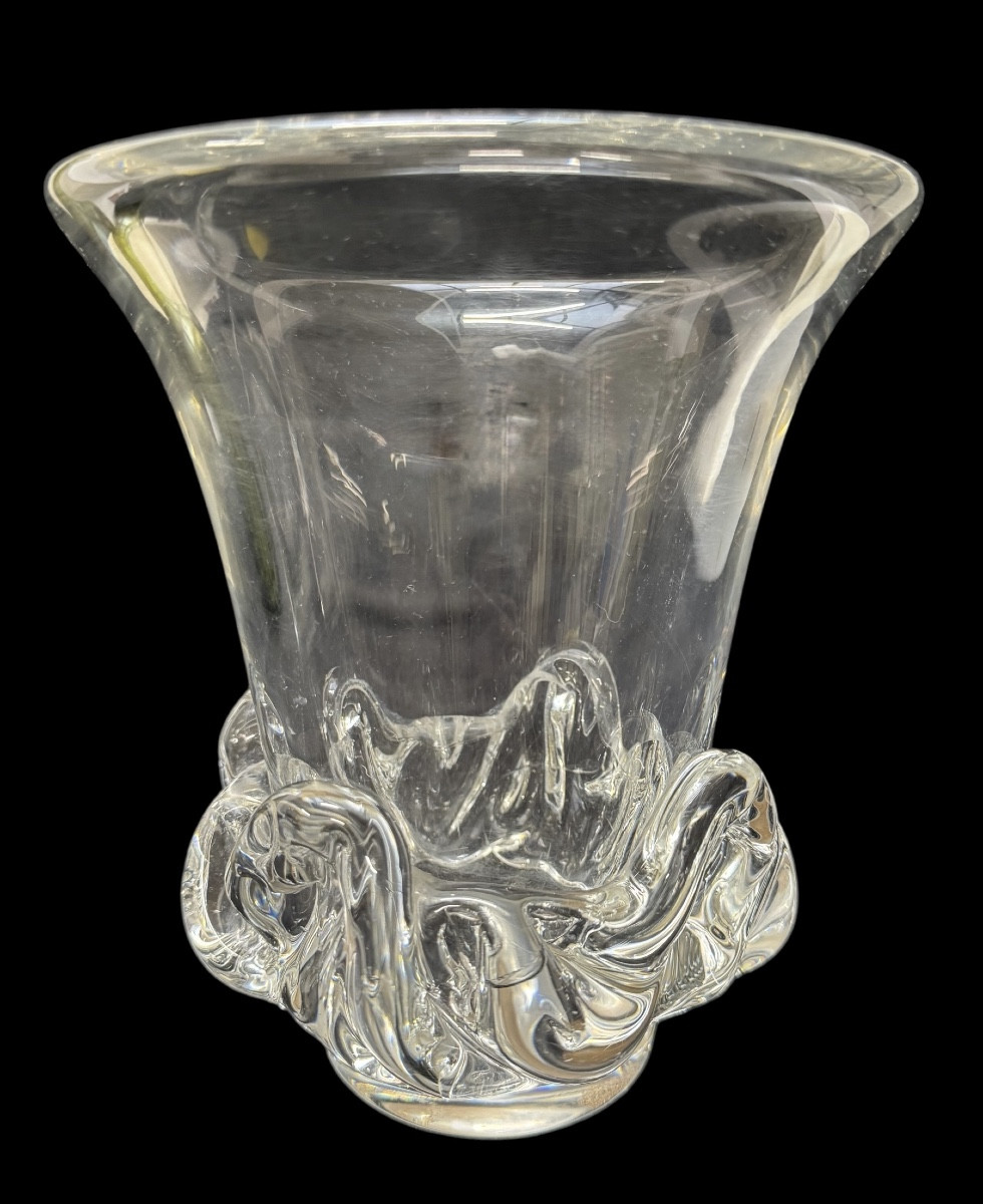 Daum Nancy France - Sorcy Crystal Vase 