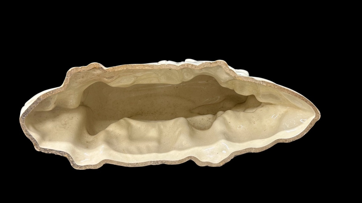 Charles Lemanceau - Art Deco Elephant In Crackle Ceramic-photo-6