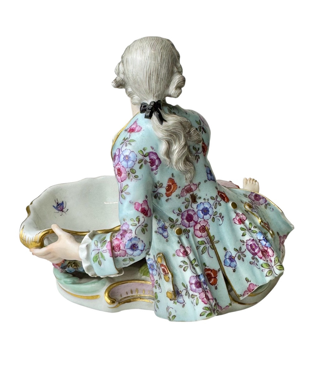 Meissen - Figurine de cavalier conçu pour le sel et le poivre-photo-1
