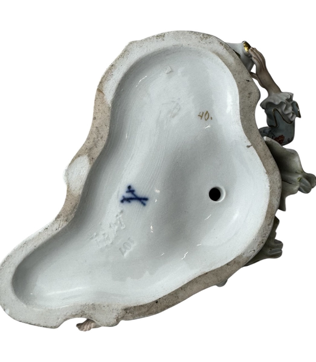 Meissen - Figurine de cavalier conçu pour le sel et le poivre-photo-4