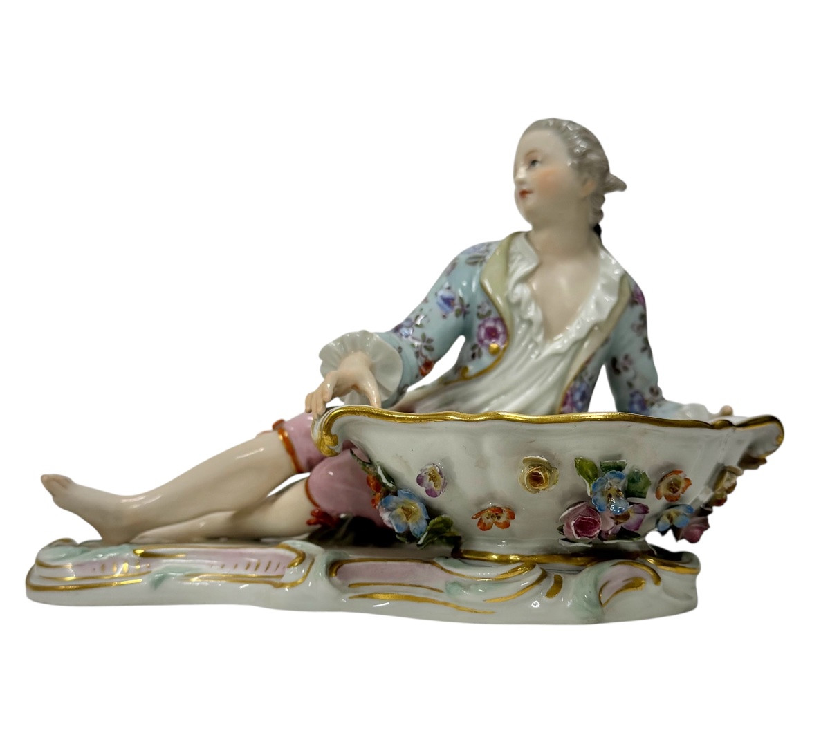 Meissen - Figurine de cavalier conçu pour le sel et le poivre-photo-5