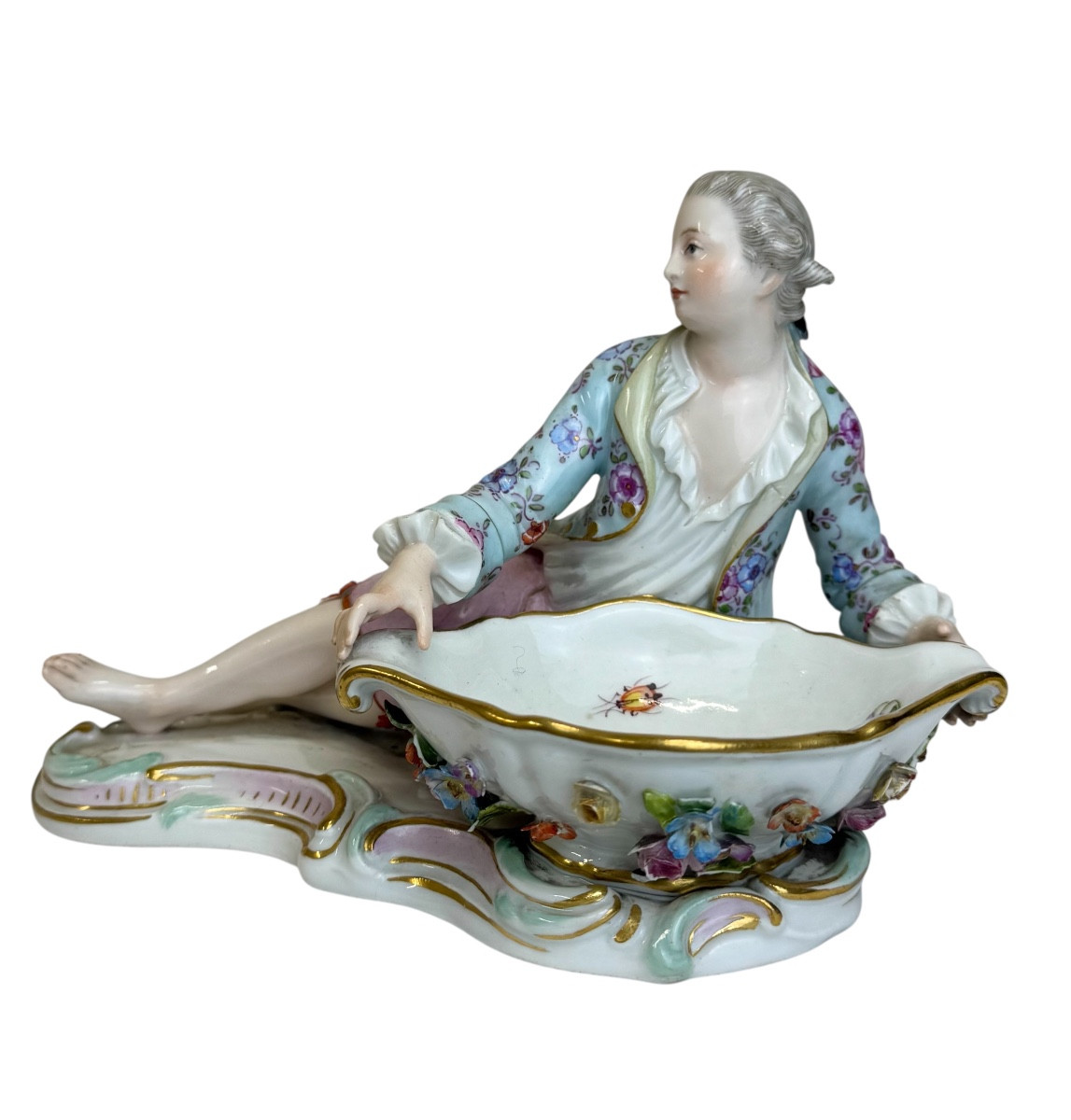 Meissen - Figurine de cavalier conçu pour le sel et le poivre