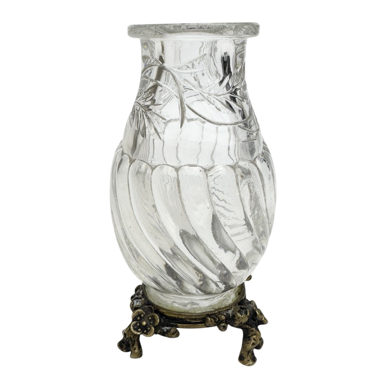 Baccarat - Pair de vases dans le goût japonisant, vers 1880-photo-4