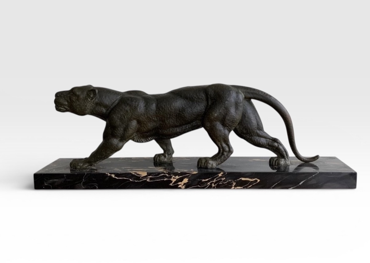 D. H. Chiparus - Panthère Art Déco -photo-2