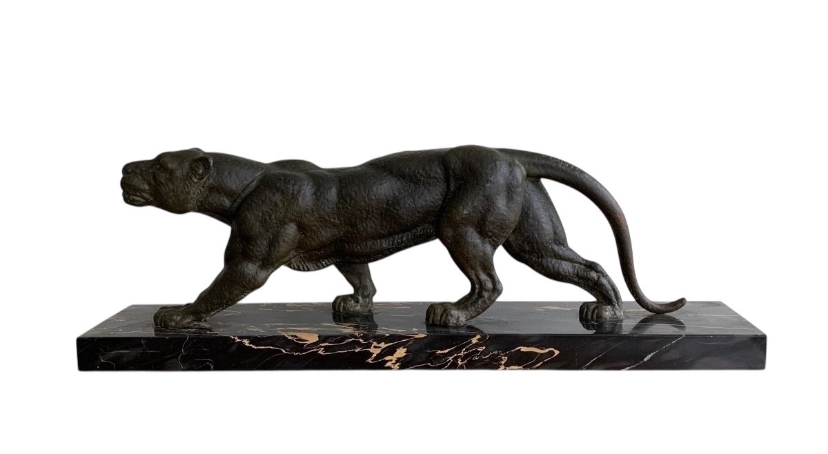 D. H. Chiparus - Panthère Art Déco -photo-3