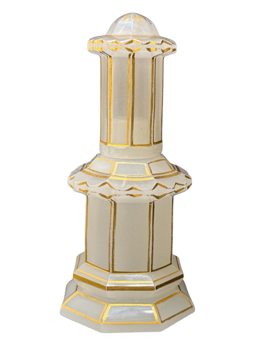 Art Deco Opaline Perfume Bottle. 