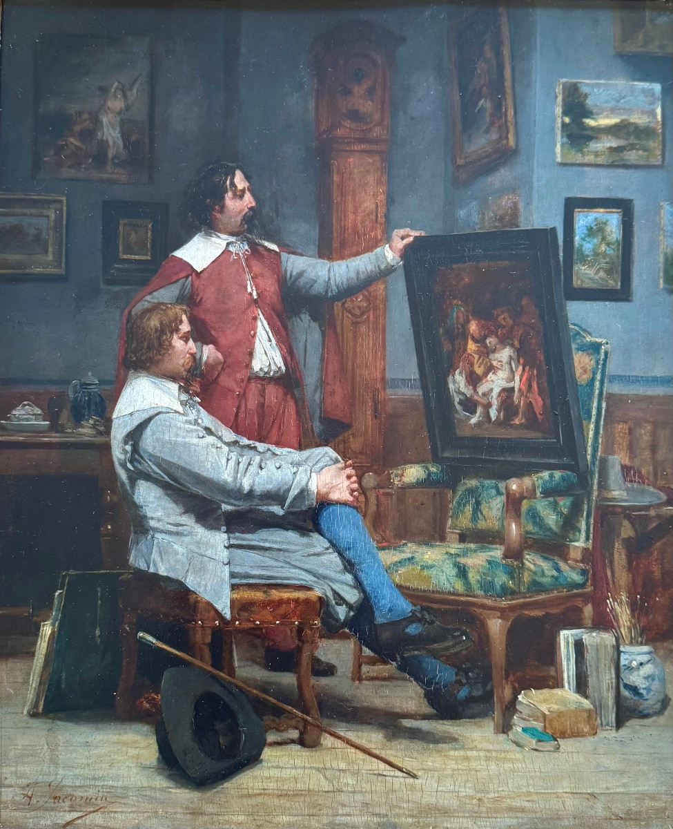 Alfred Louis Jacomin - Atelier du peintre-photo-2