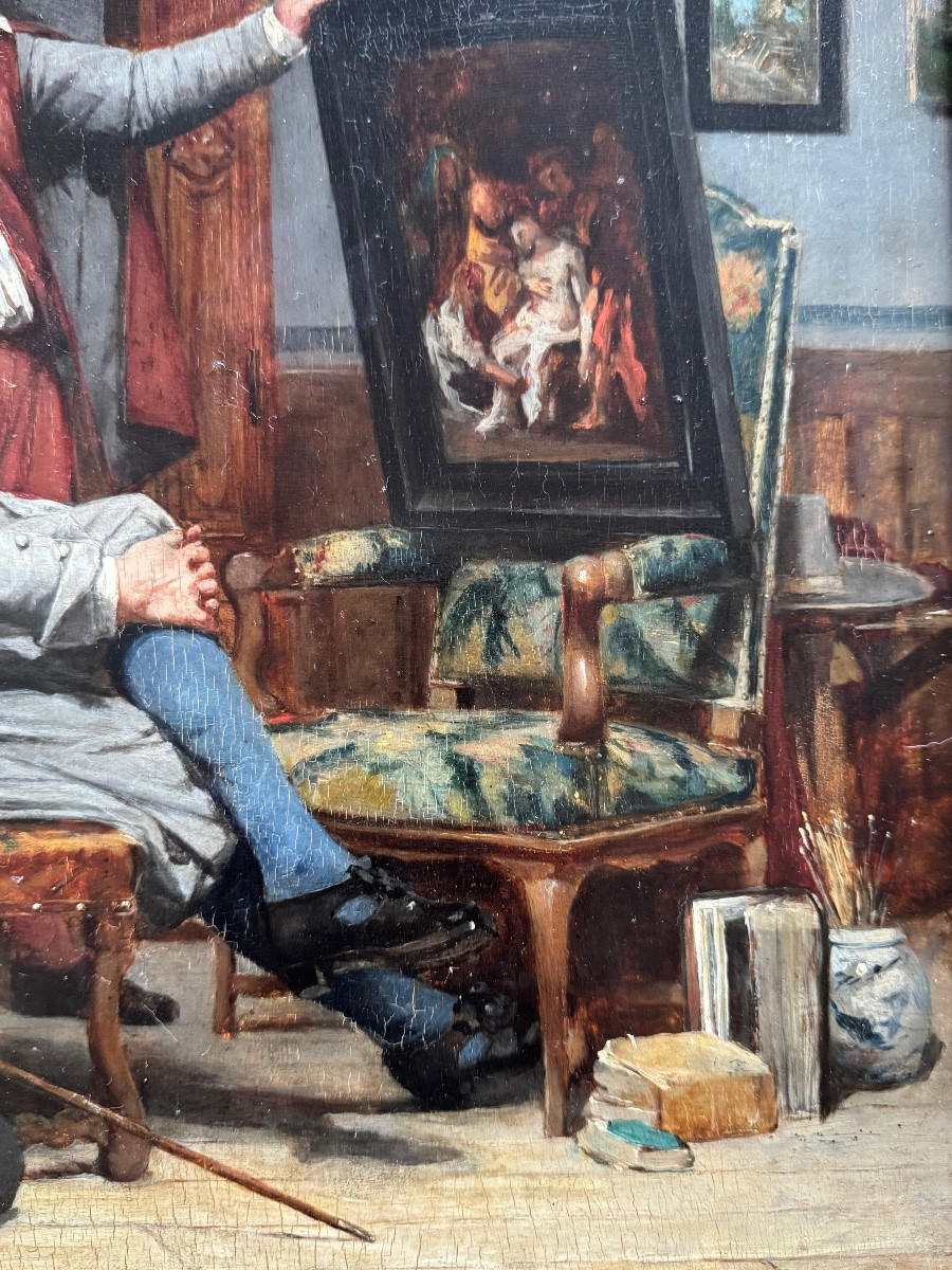 Alfred Louis Jacomin - Atelier du peintre-photo-3