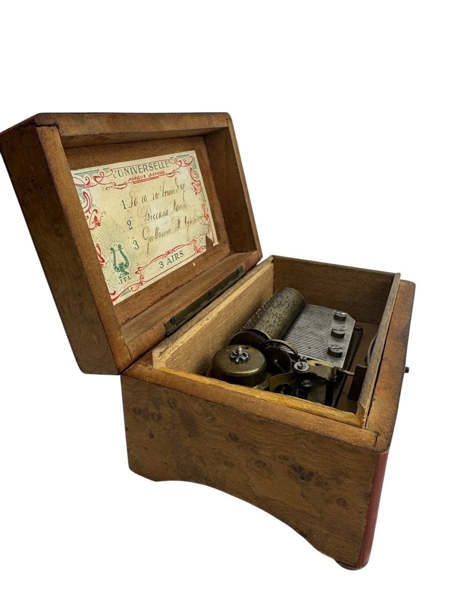 Boîte à musique XIXème, ateliê JTL - 3 airs -photo-2