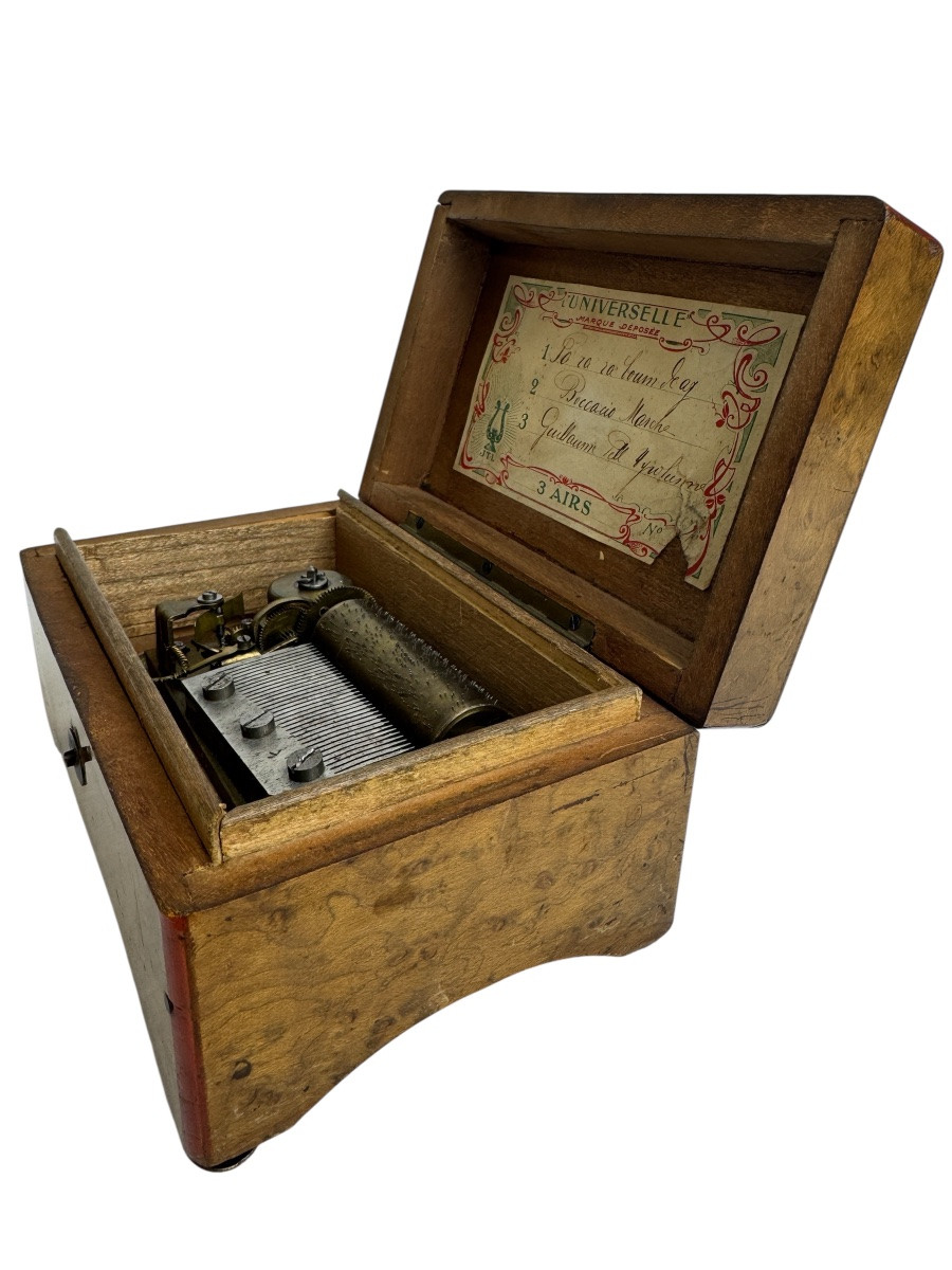 Boîte à musique XIXème, ateliê JTL - 3 airs -photo-1