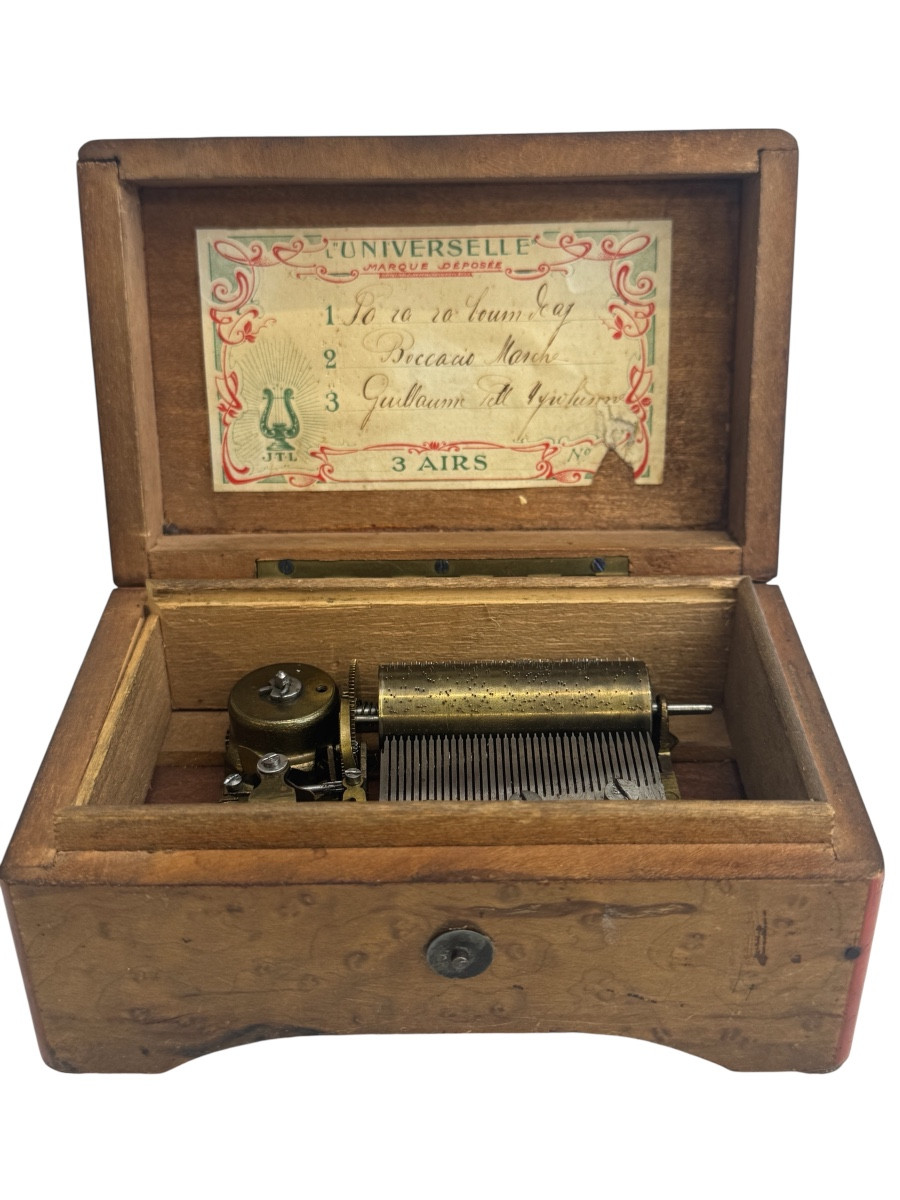 Boîte à musique XIXème, ateliê JTL - 3 airs 