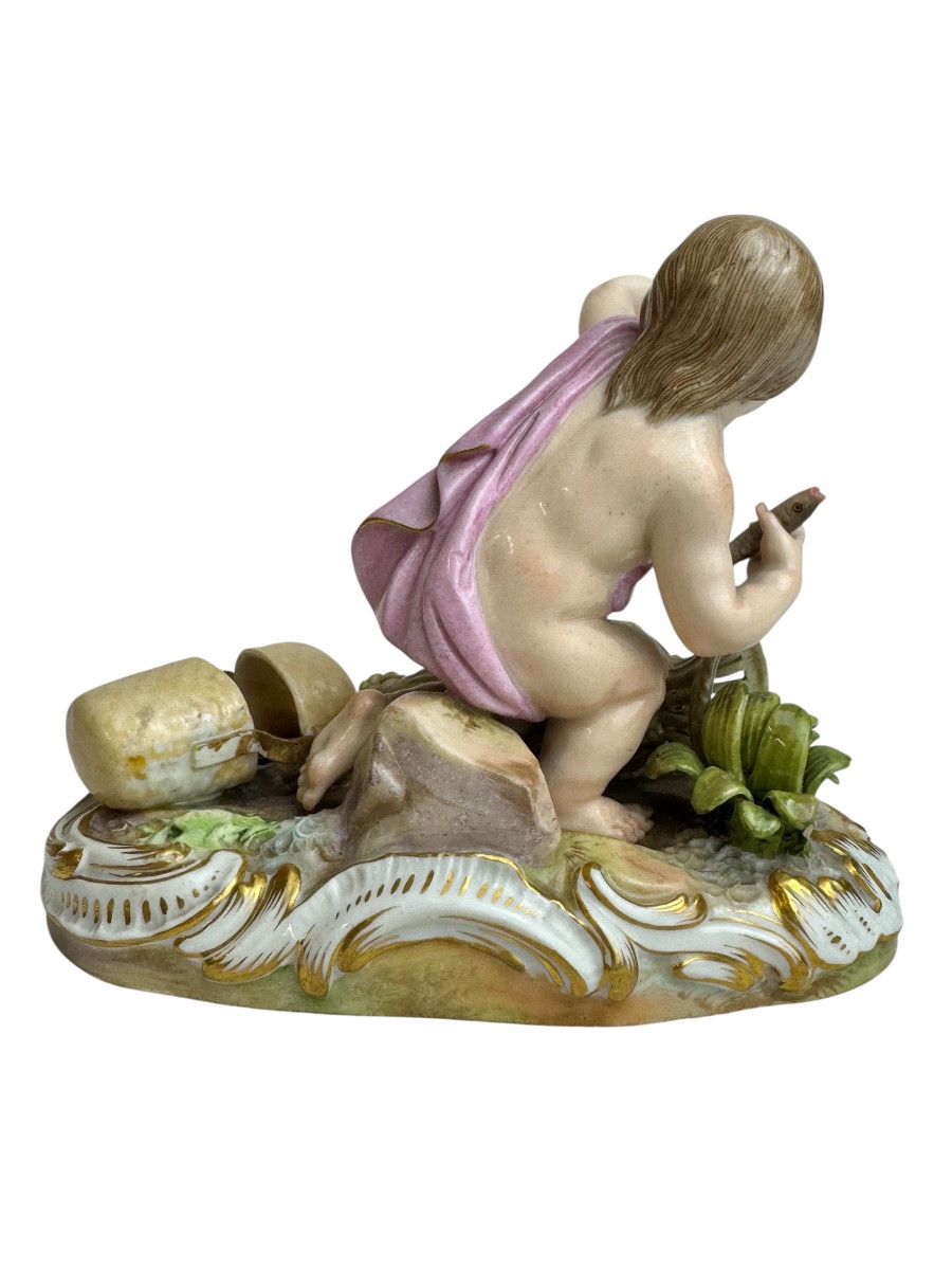 Meissen - figure en porcelaine Allégorie - L'Eau-photo-1