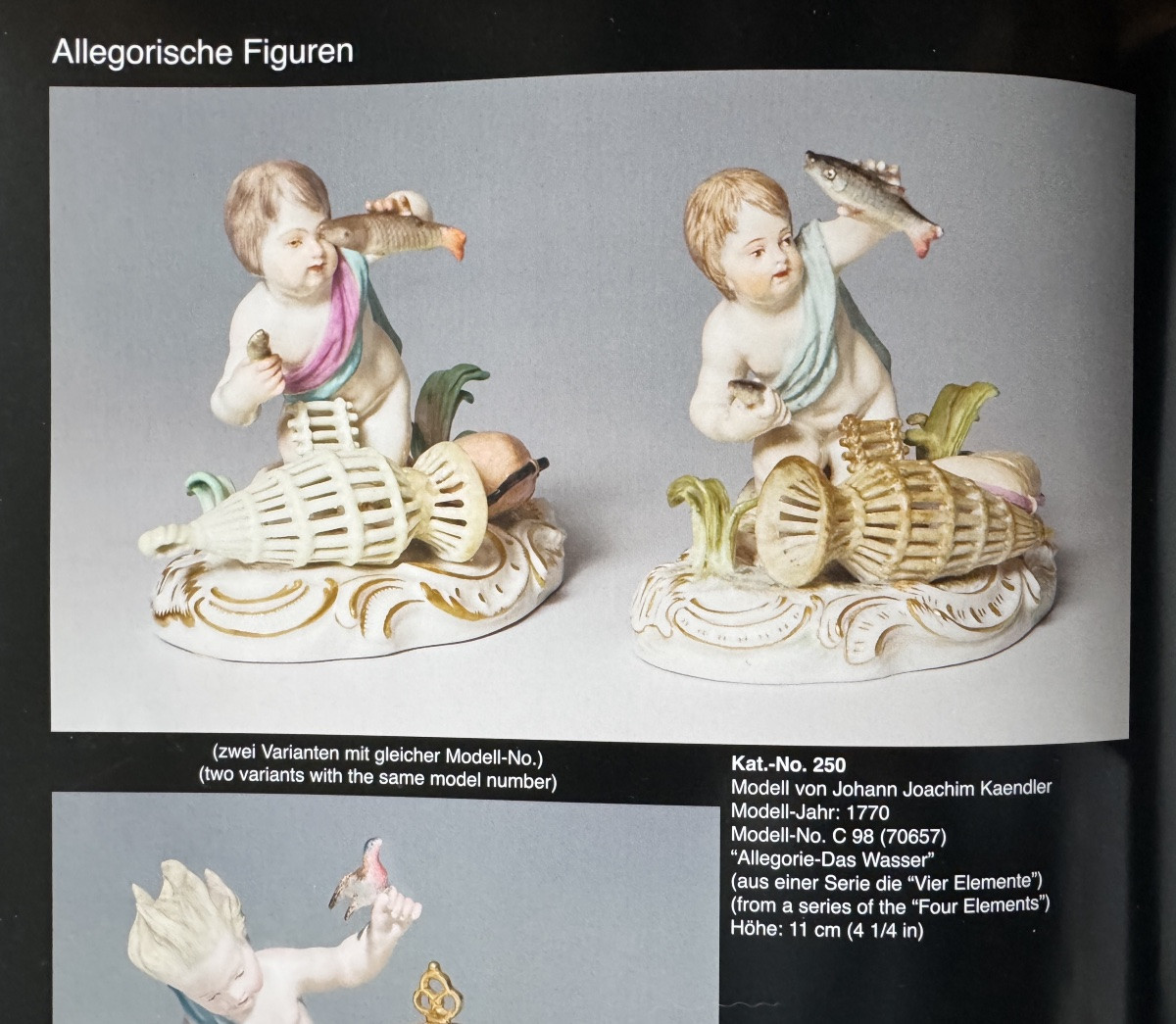 Meissen - figure en porcelaine Allégorie - L'Eau-photo-7