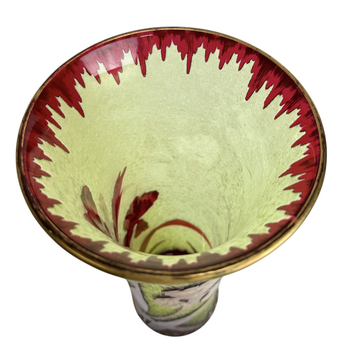 Baccarat - Grand vase à décor d’iris - 40cm-photo-4