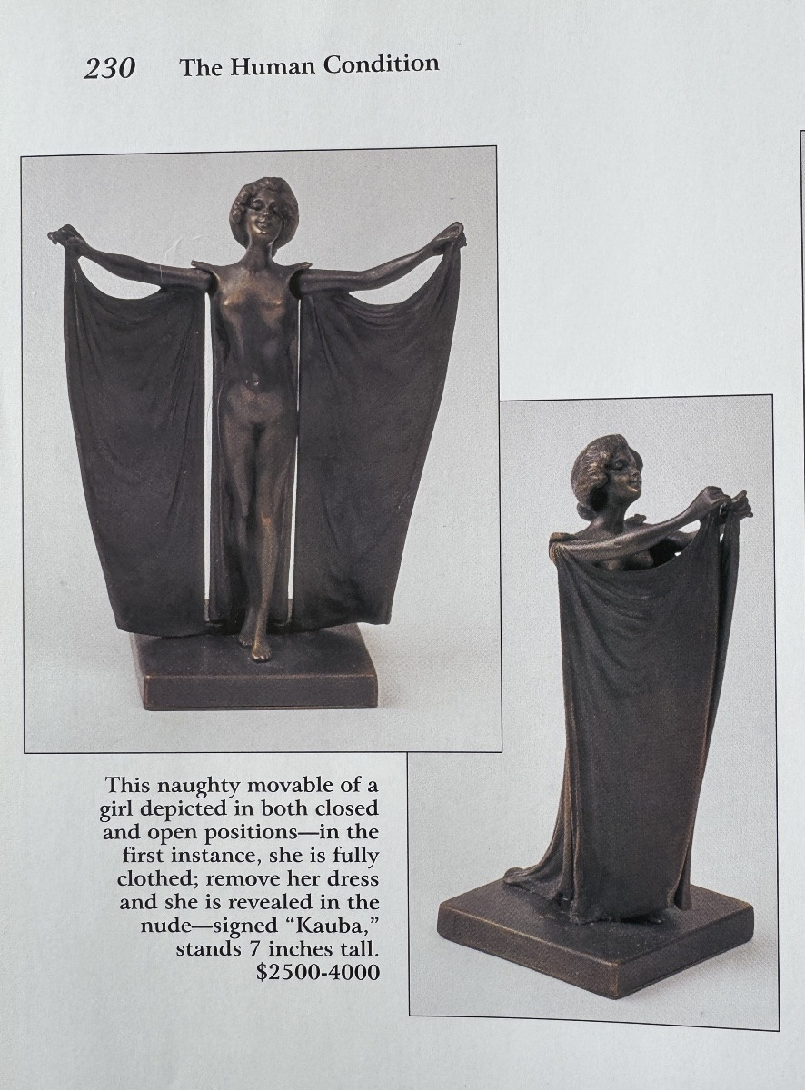 Carl Kauba - Bronze érotique métamorphique Sésame ouvre-toi -photo-7