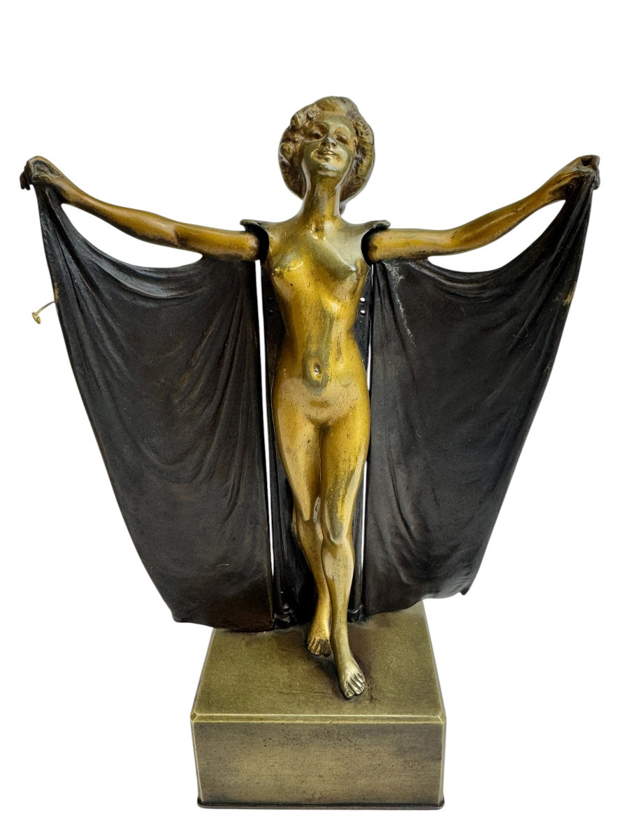 Carl Kauba - Bronze érotique métamorphique Sésame ouvre-toi 