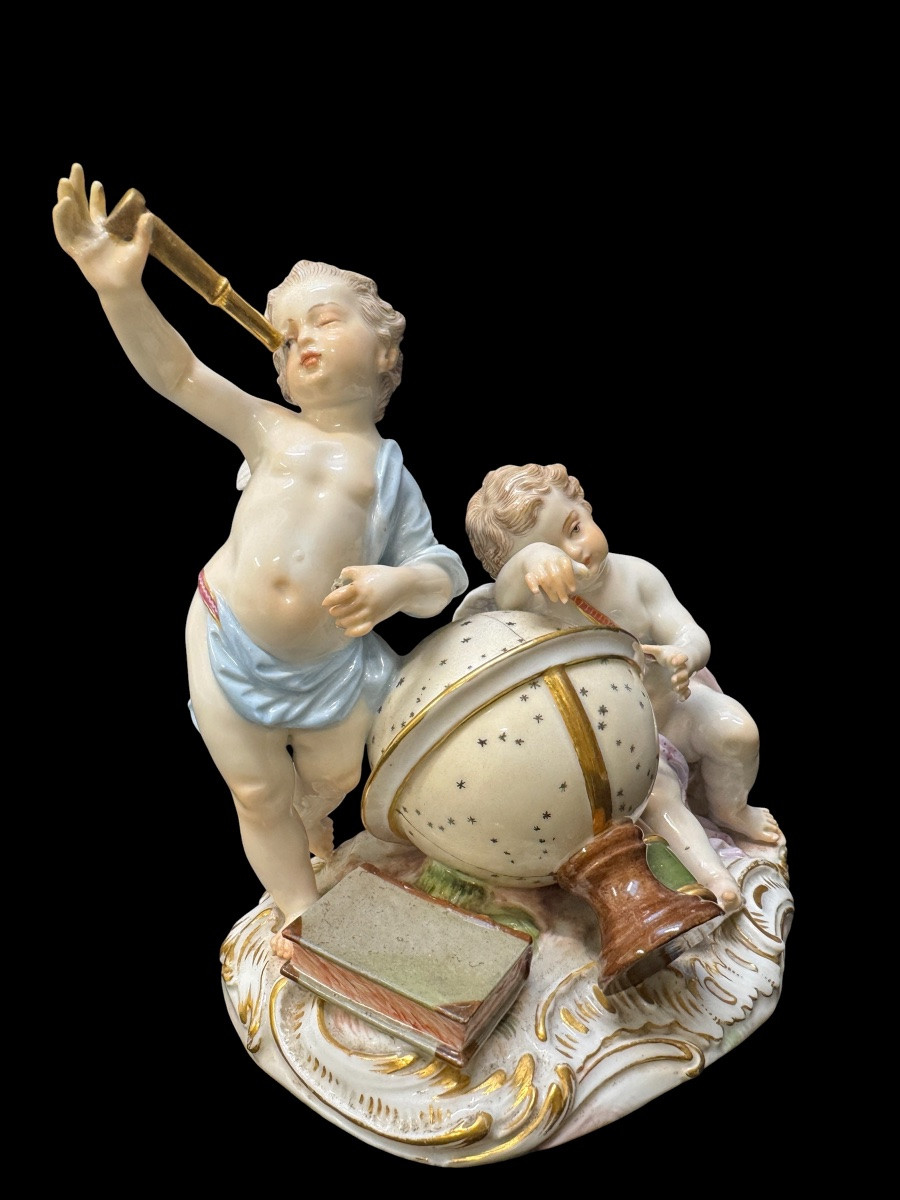 Meissen - Porcelain Group Allegory – Astronomy -photo-2