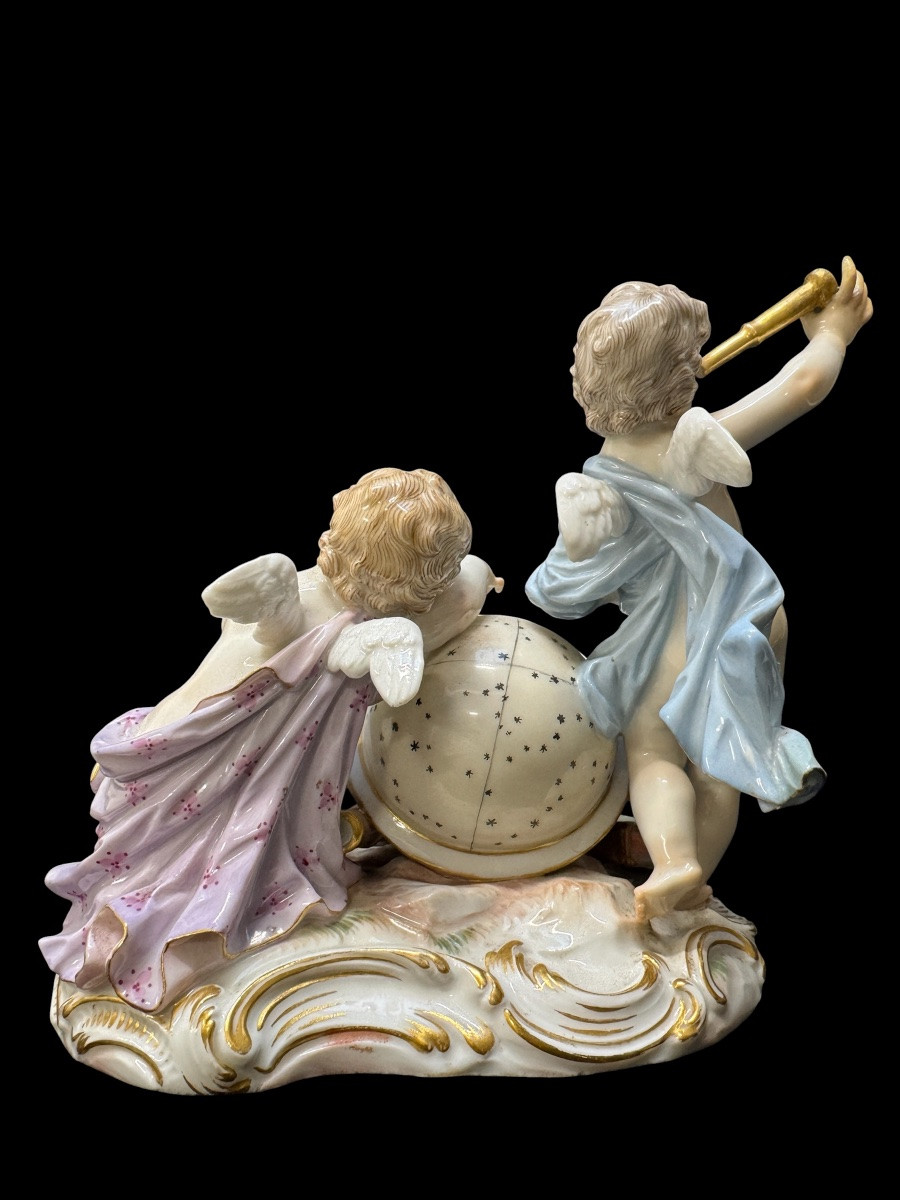 Meissen - Porcelain Group Allegory – Astronomy -photo-4
