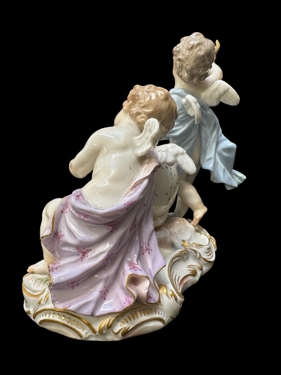 Meissen - Porcelain Group Allegory – Astronomy -photo-1