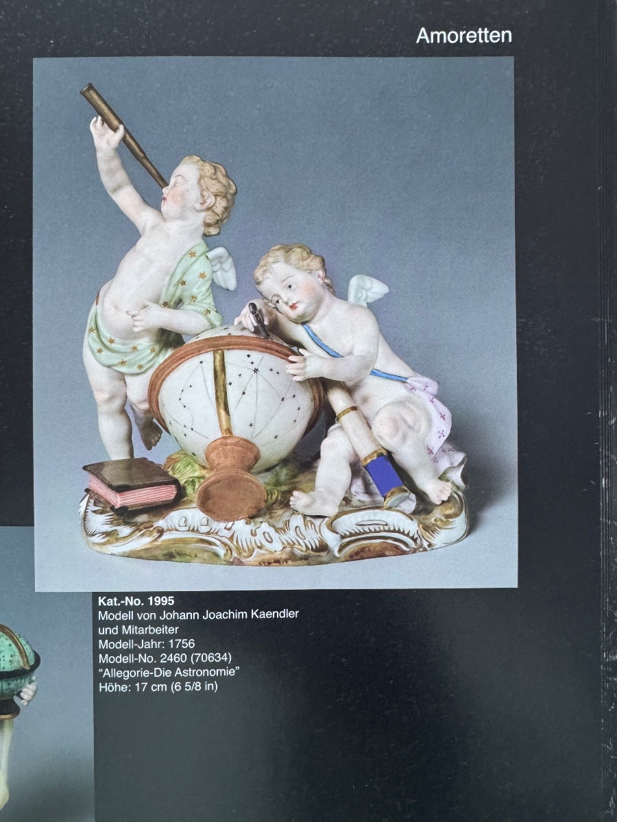 Meissen - Porcelain Group Allegory – Astronomy -photo-6