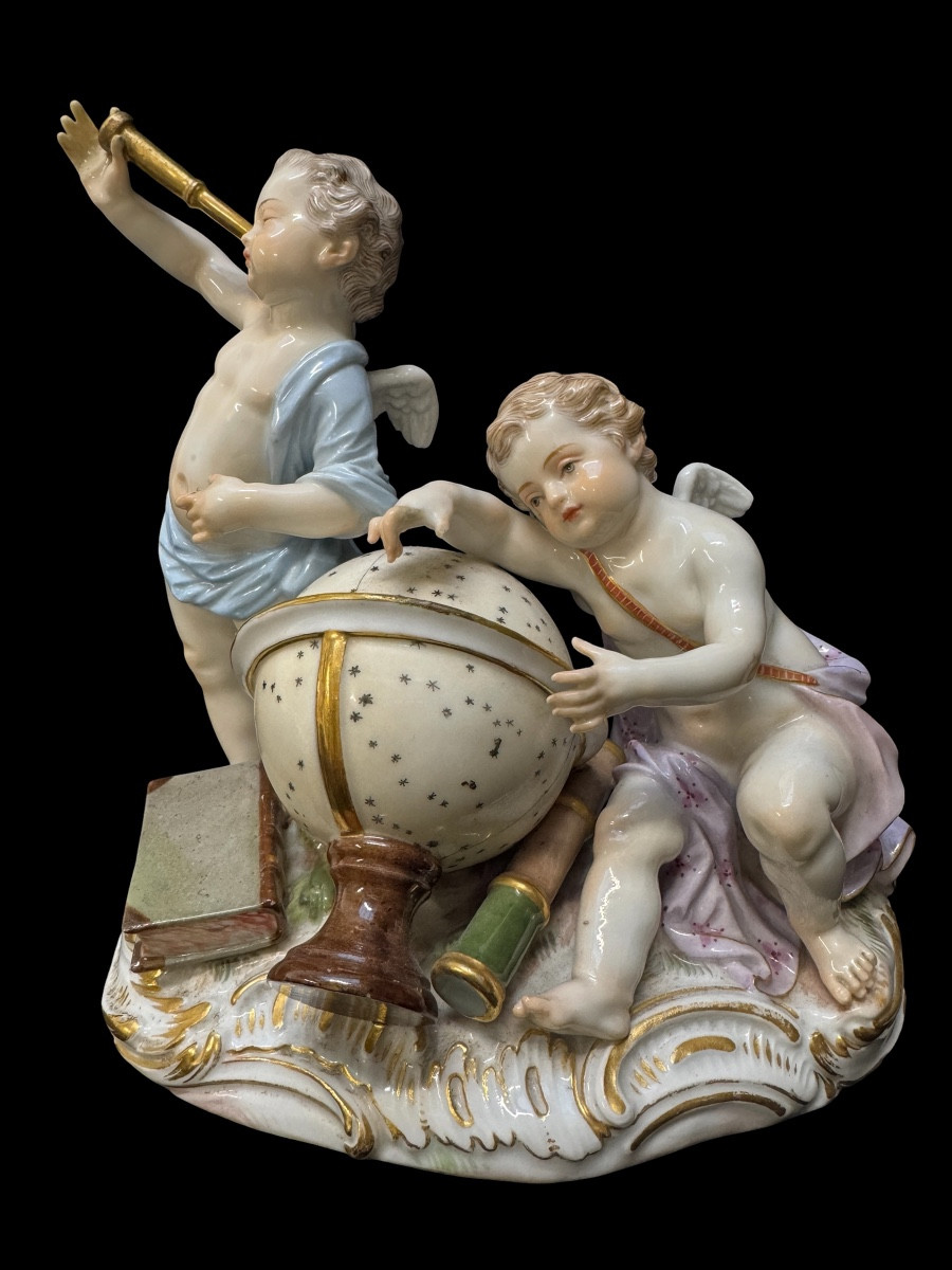 Meissen - Porcelain Group Allegory – Astronomy 