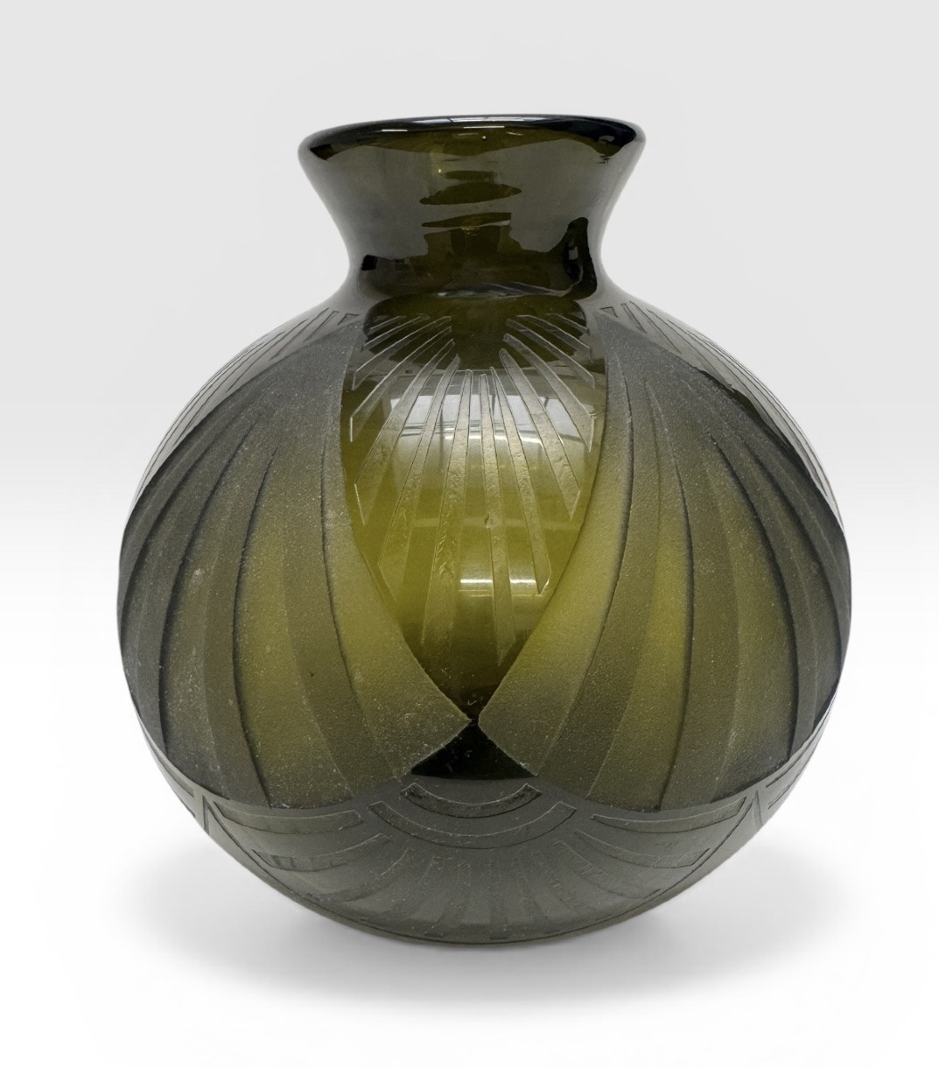 Legras - Vase boule Art Déco-photo-3