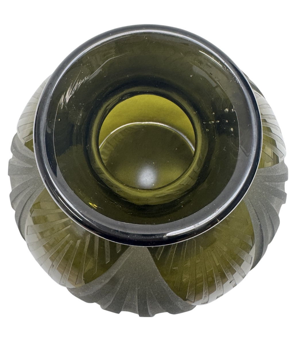 Legras - Vase boule Art Déco-photo-1