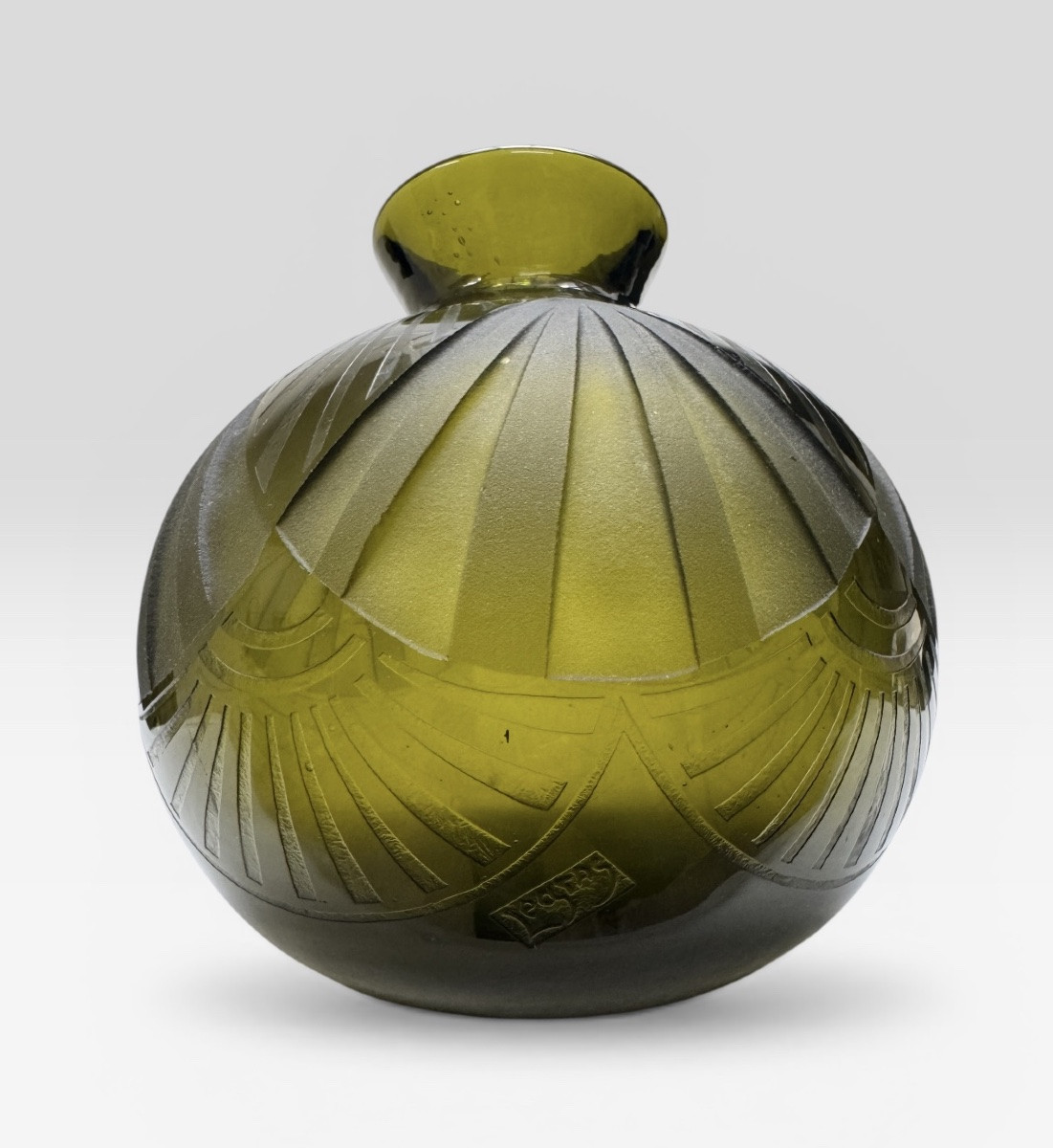 Legras - Vase boule Art Déco-photo-3