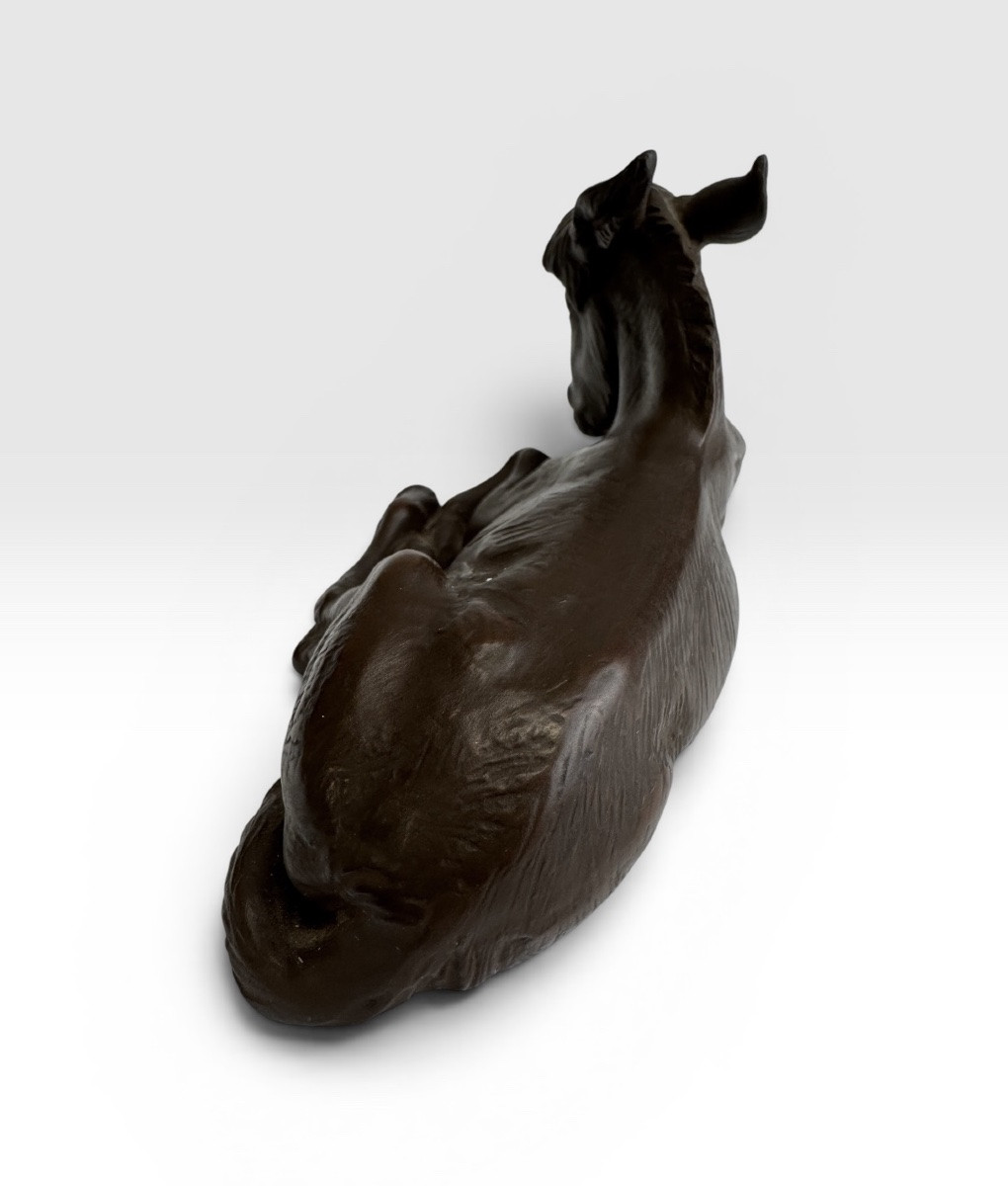 Meissen - Figure d’âne en Grès Böttger- Erich Oehme -photo-4