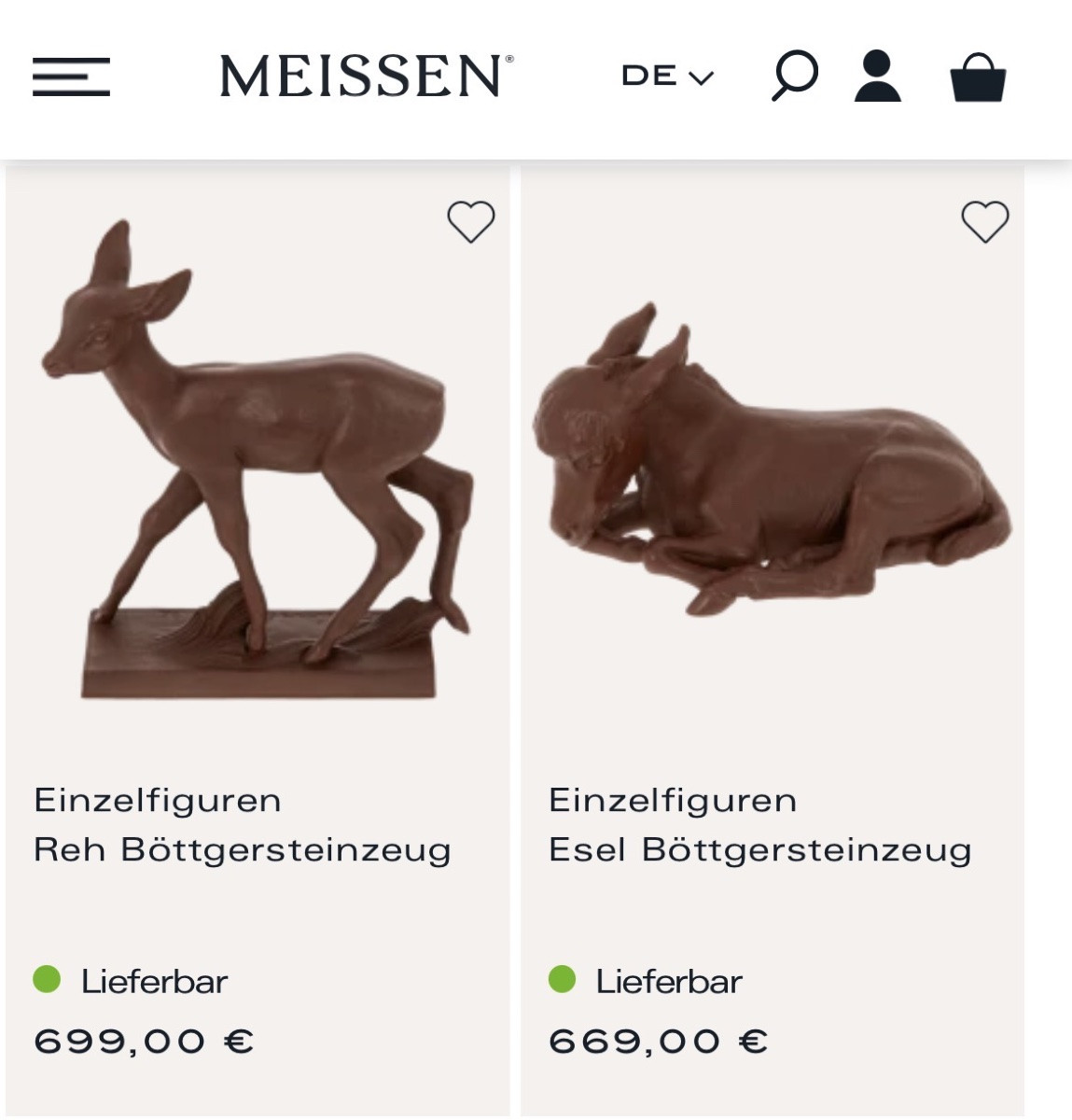 Meissen - Figure d’âne en Grès Böttger- Erich Oehme -photo-7