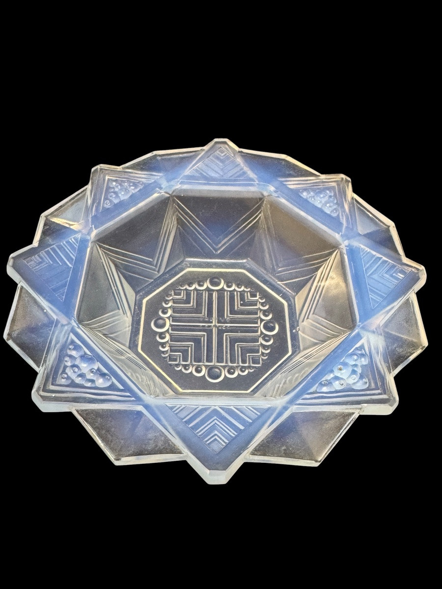 Sabino - Coupelle art déco en verre opalescent -photo-4