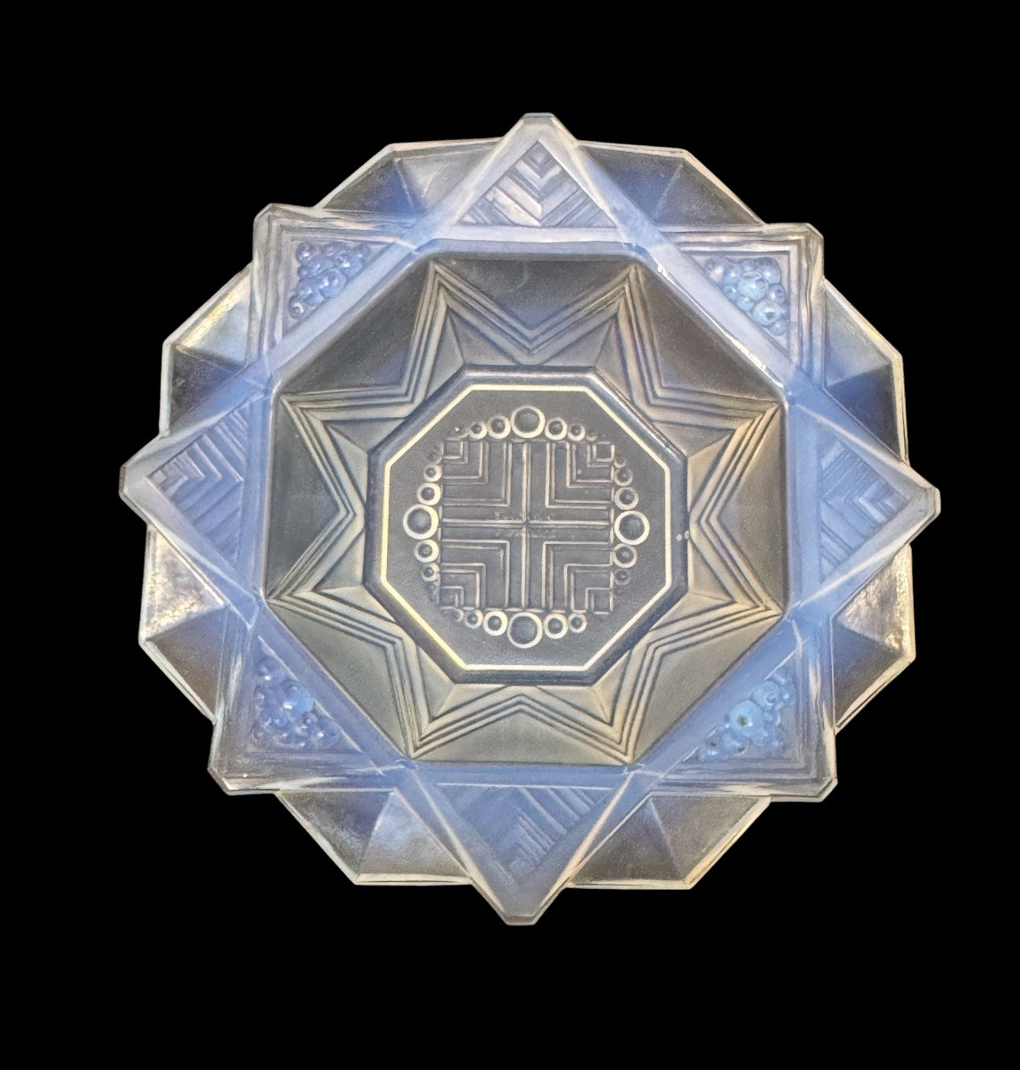Sabino - Coupelle art déco en verre opalescent -photo-1