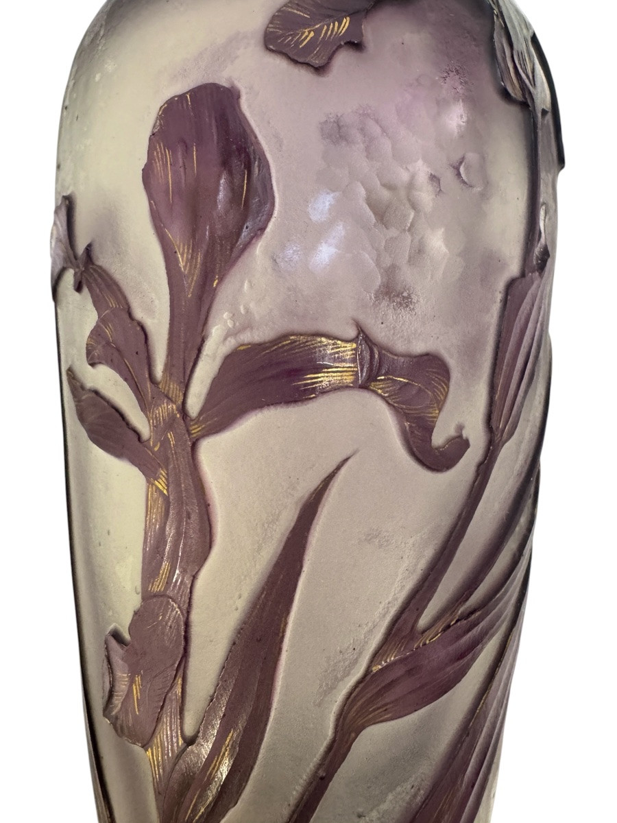 Désiré Christian - Burgun, Schverer & C° Vase aux iris -photo-5