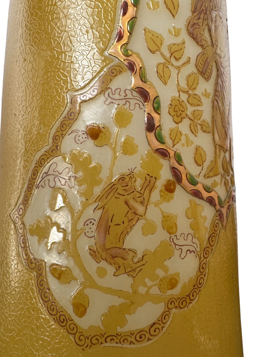 Désiré Christian - Vase au décor allégorique -photo-4